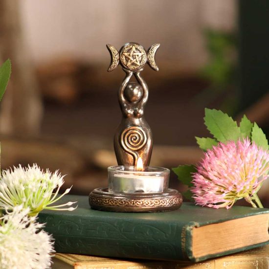 NN Triple Goddess Tealight Holder