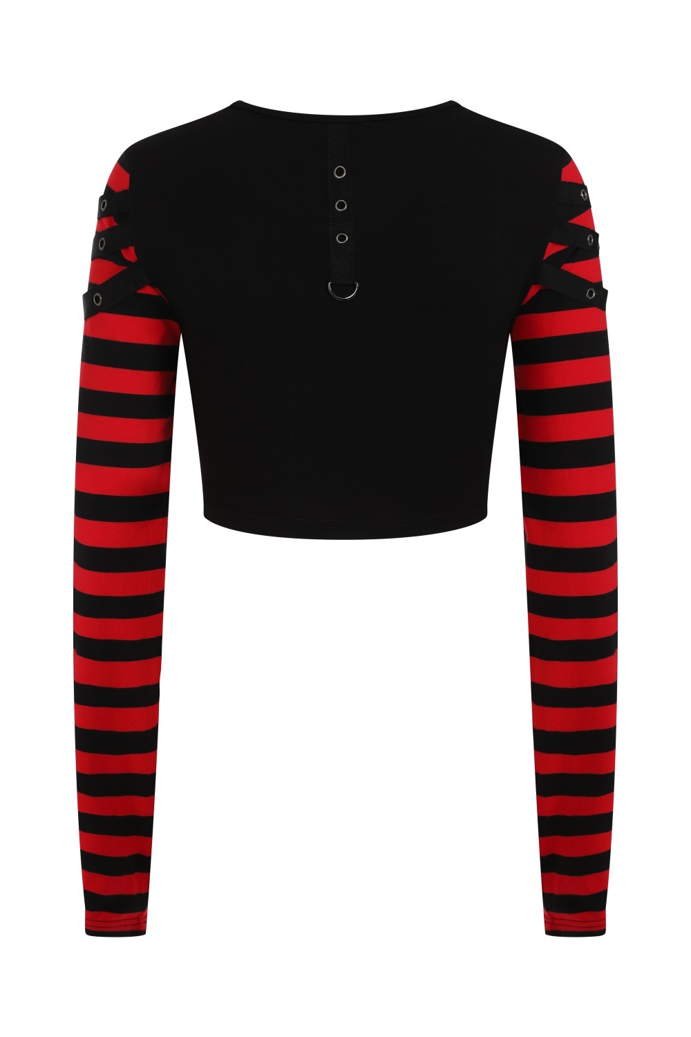 BACropTopStripedSleevesBLKREDBACK2