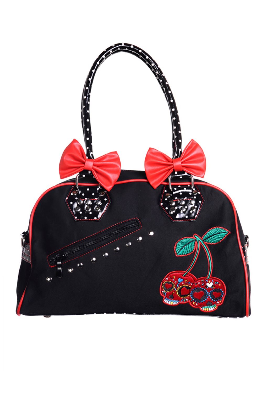 BAHandbagCherrySkulls