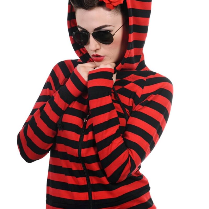 BAStripedHoodieREDBLK
