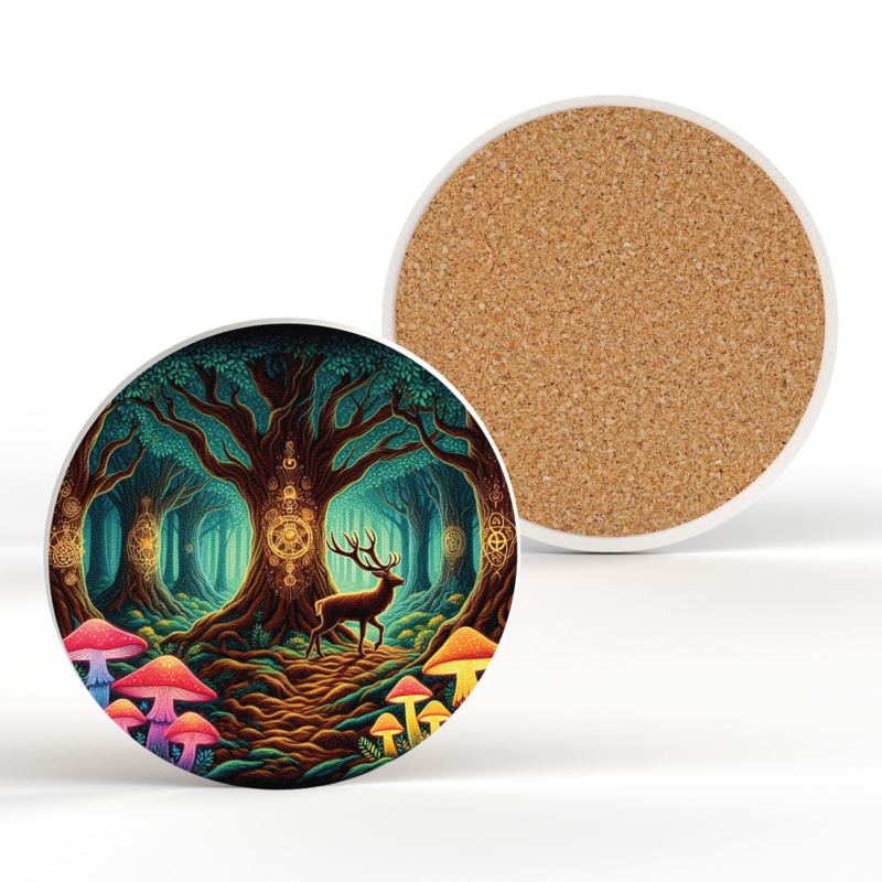 FS Forest Stag Coaster