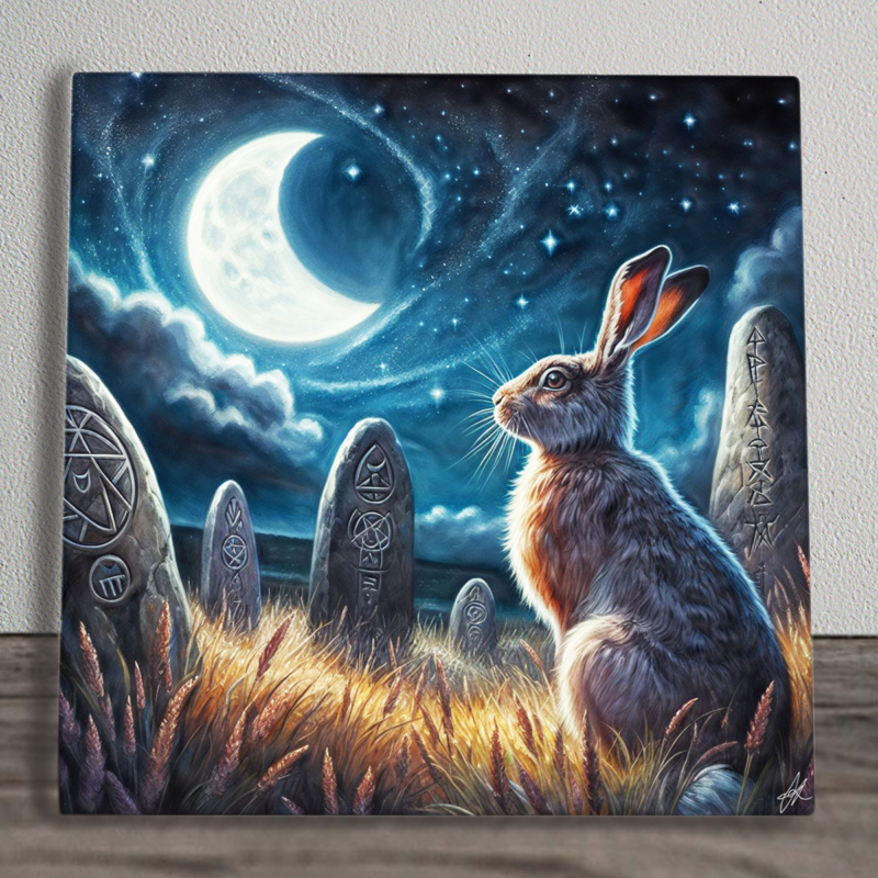 FS Moon Gazing Hare Tile