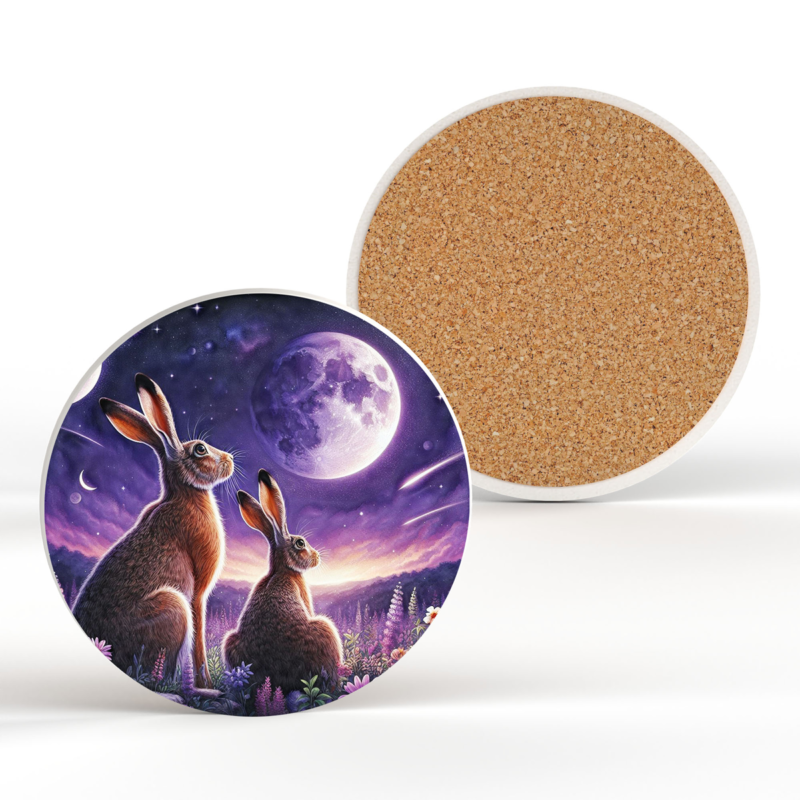 FS Moon Gazing Hares Coaster