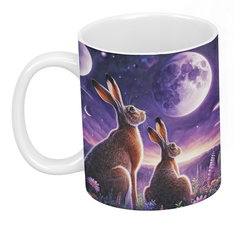 FS Moon Gazing Hares Mug