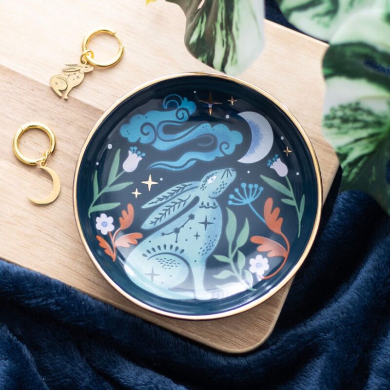 SD Midnight Hare Trinket Dish
