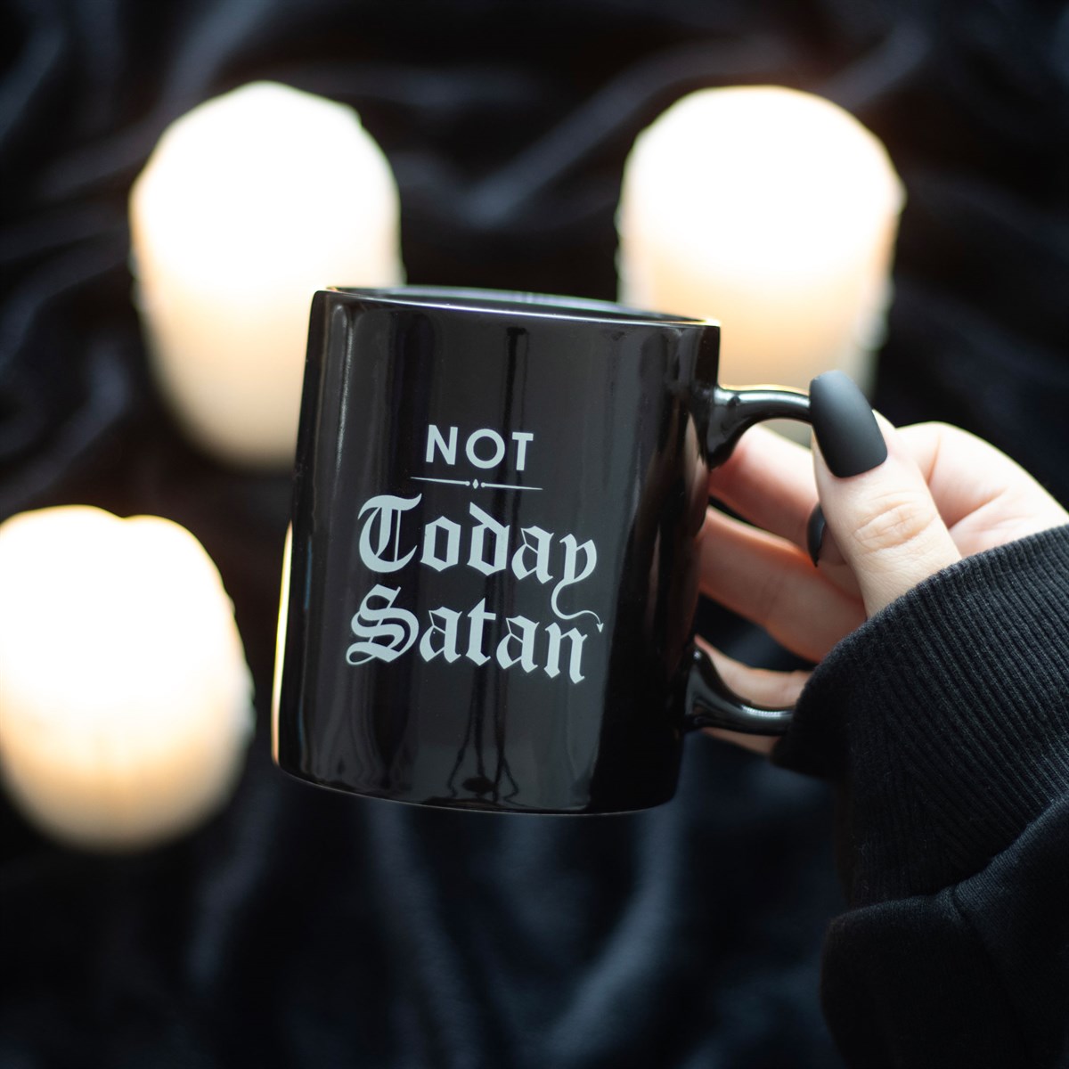 SD Not today satan mug