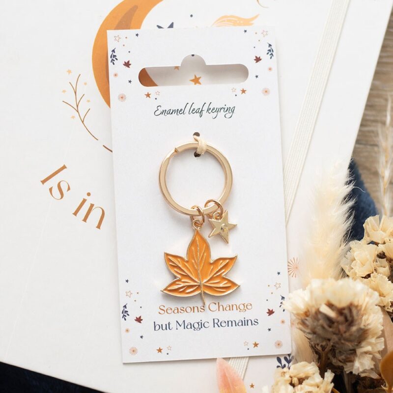 SD AM Leaf Keyring