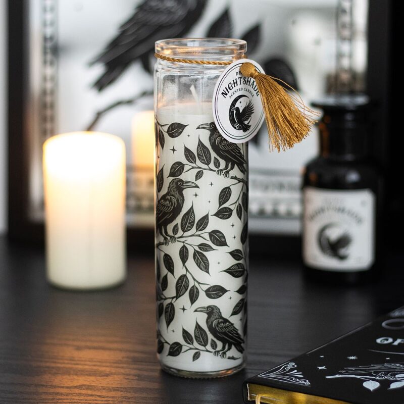 SD Mystic Raven Tube Candle RV_91625