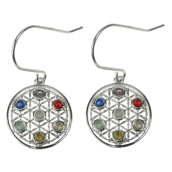 Z Chakra Mandala Earrings