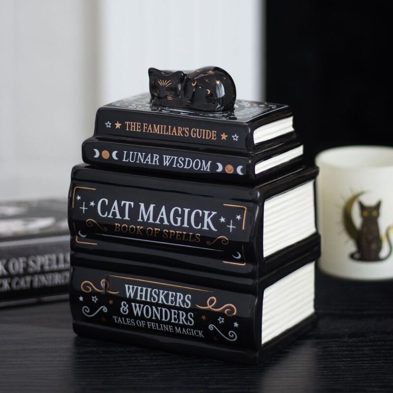 SD BM Cat Book Stack Oil Burner