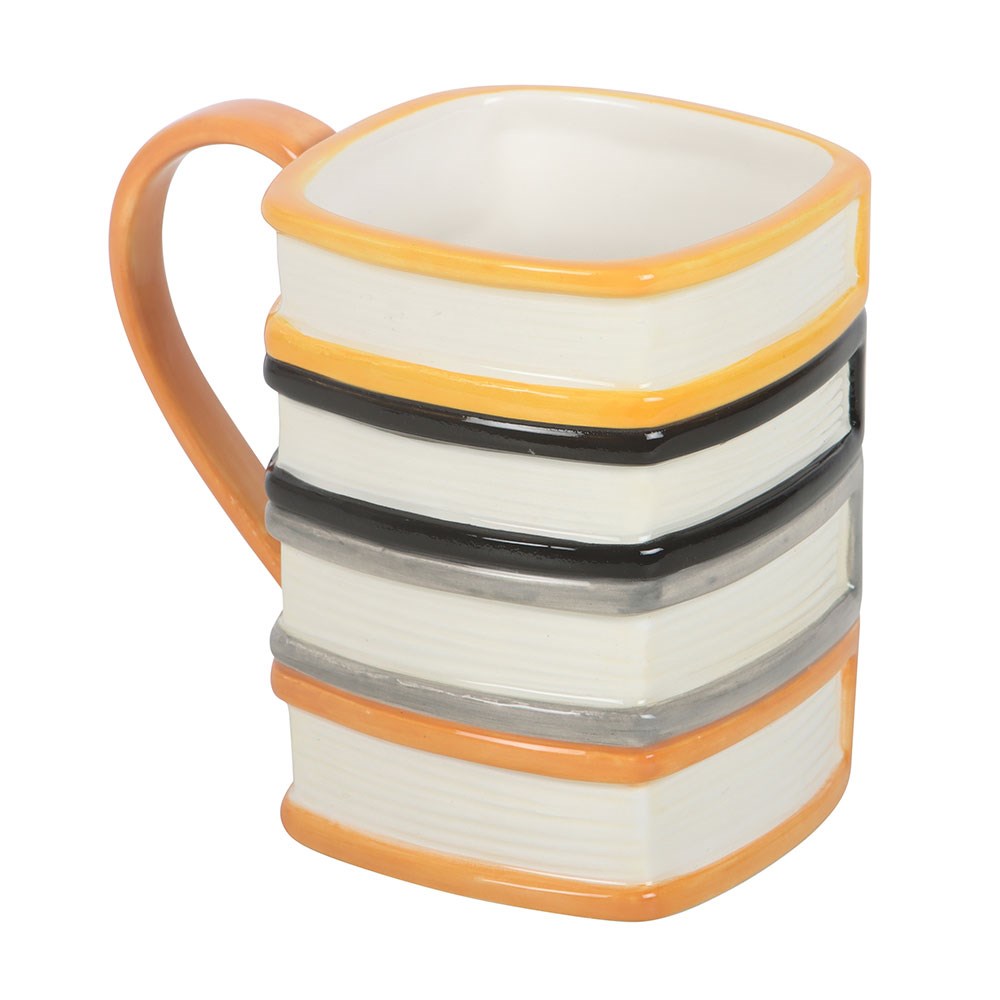 SD Haunted Library Book Stack Mug 3