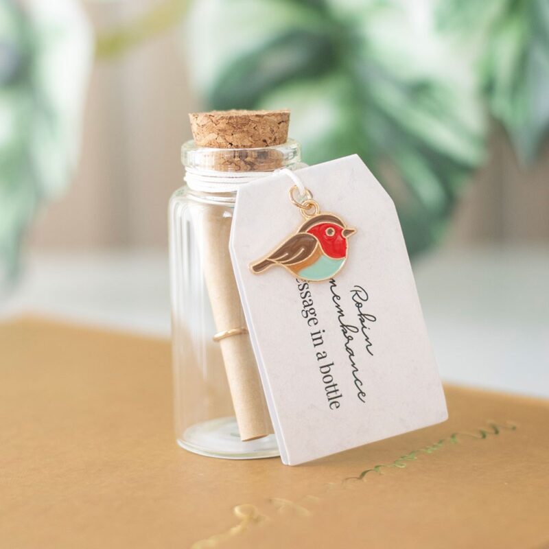 SD Robin Rememberance Message In A Bottle