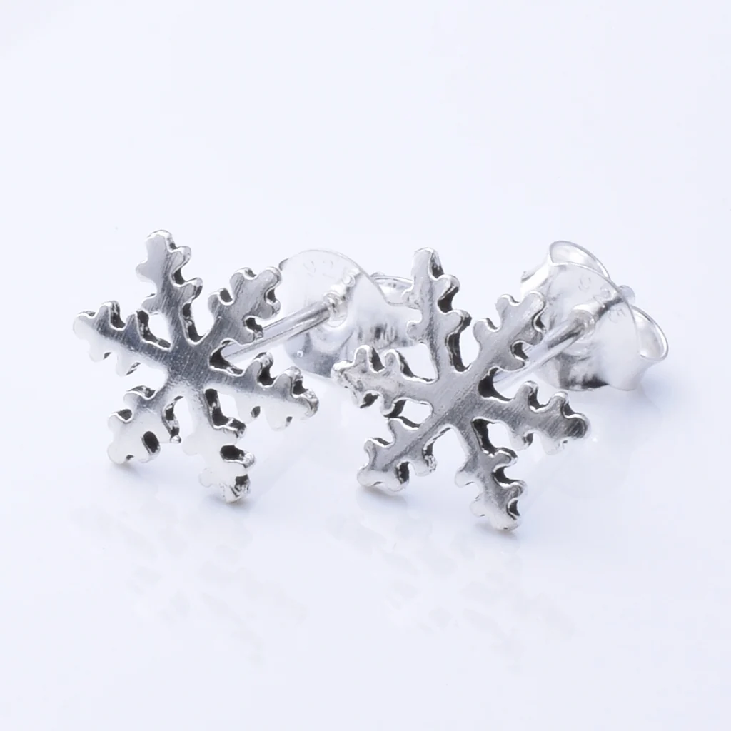 JVD Snowflake Studs