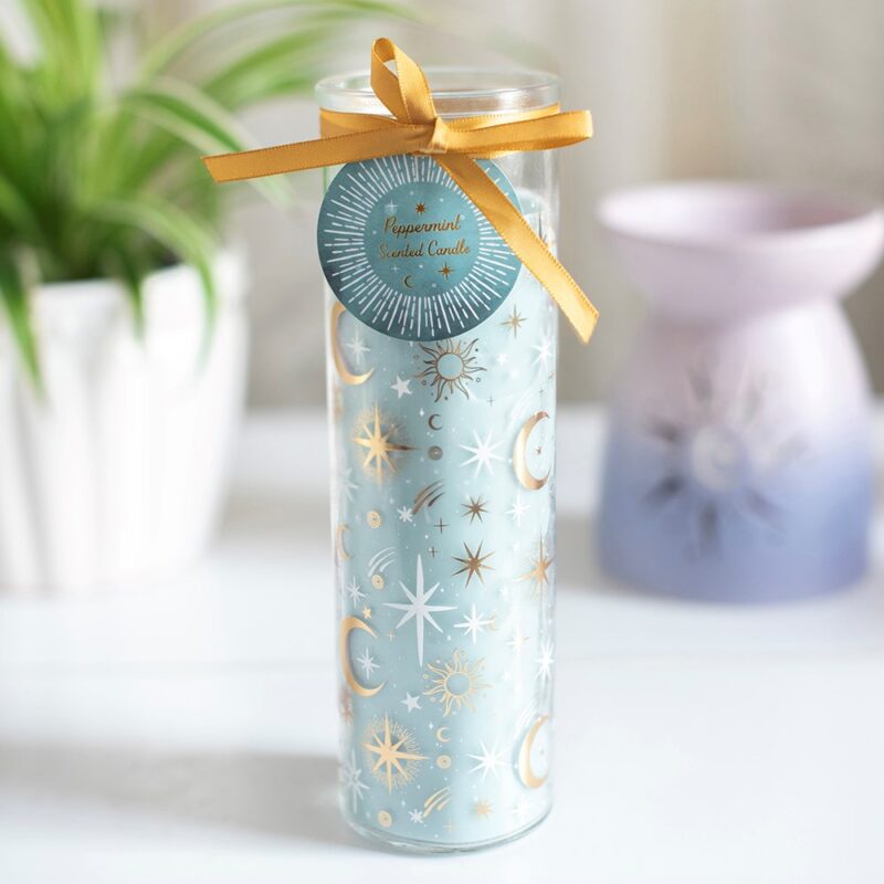 SD Blue Pastel Skies Tube Candle