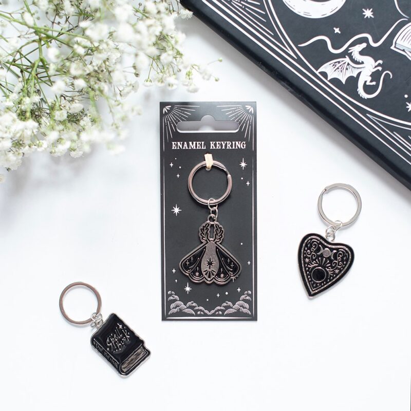 SD Keyring Black Moth