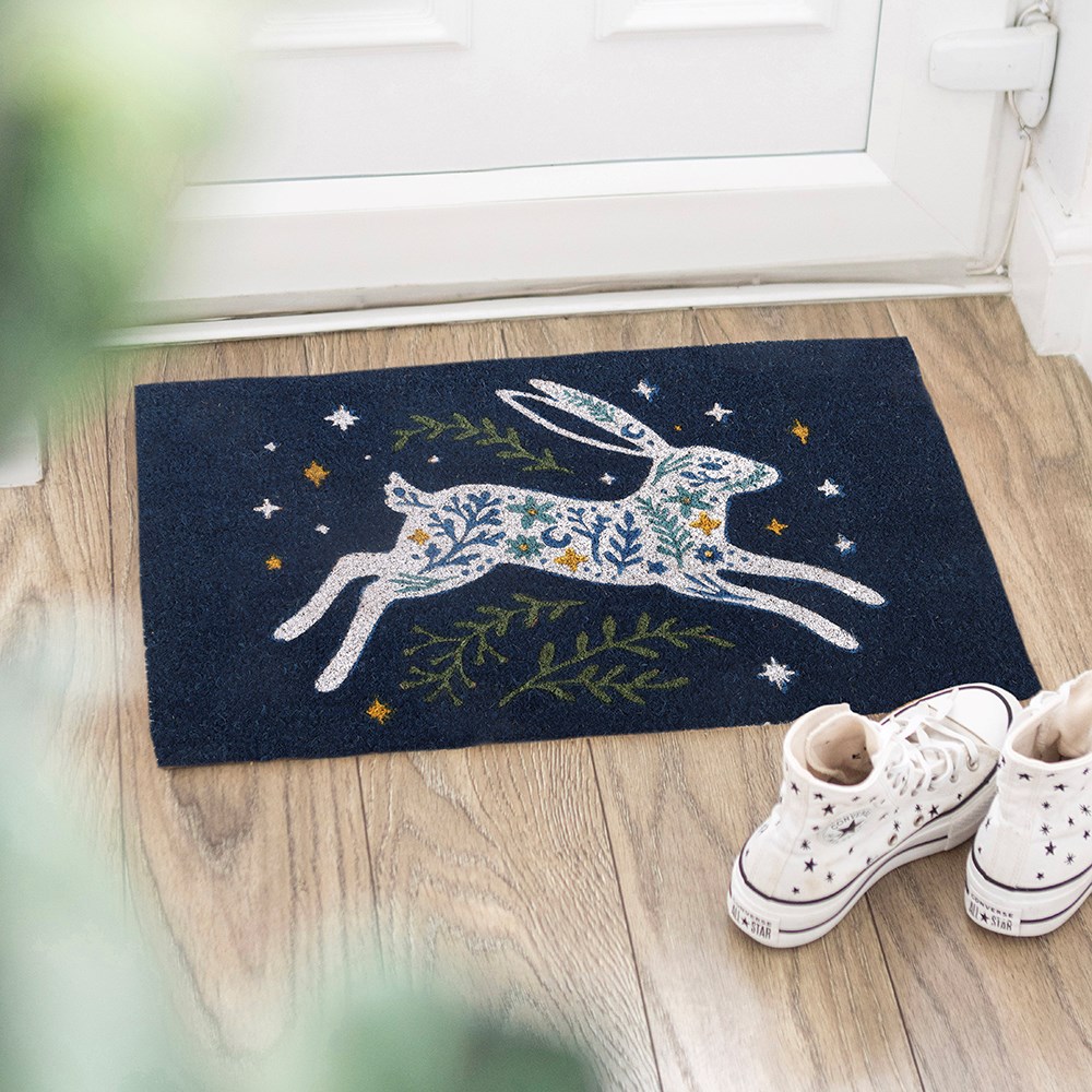 SD Leaping Hare Door Mat